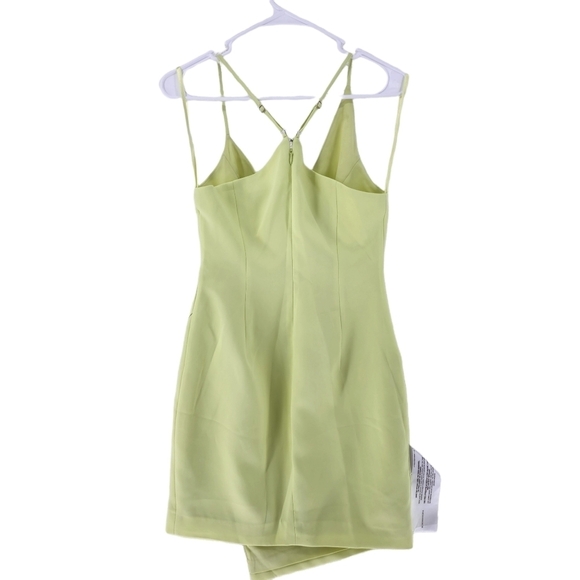 BCBG Max Azria Women's Sleeveless Asymmetrical V-Neck Mini Dress-  2 - Picture 5 of 8